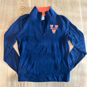 VS Pink UVA Quarter Zip Sweatshirt